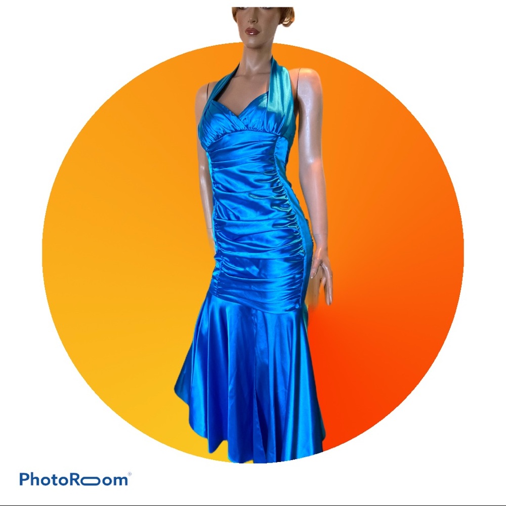 Betsy & Adam blue gown
